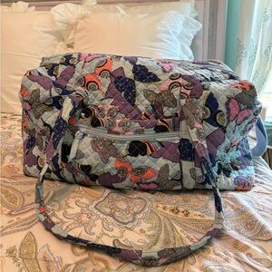 Vera Bradley butterfly print large duffel
